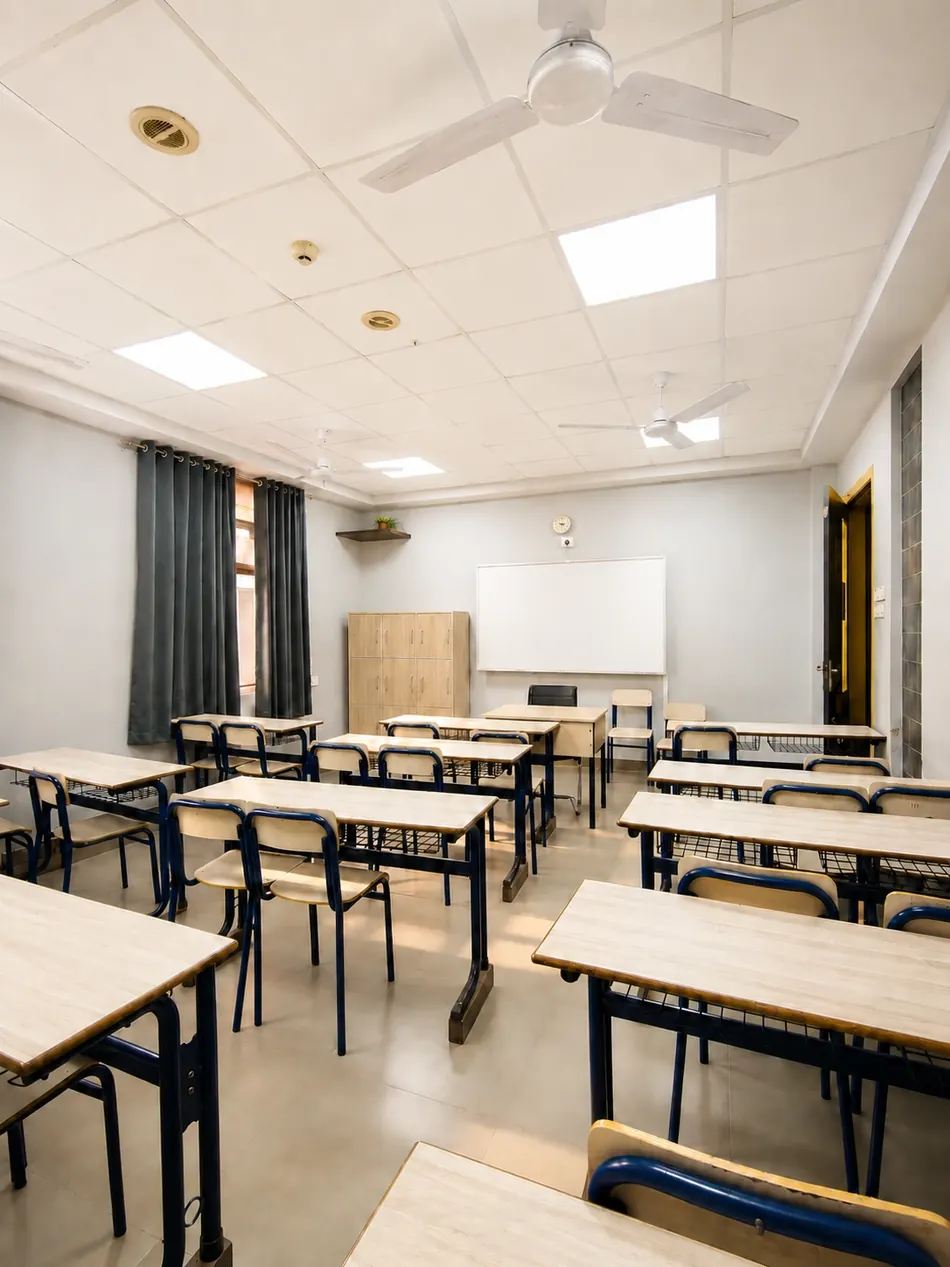 Demo image of a modern classroom setting