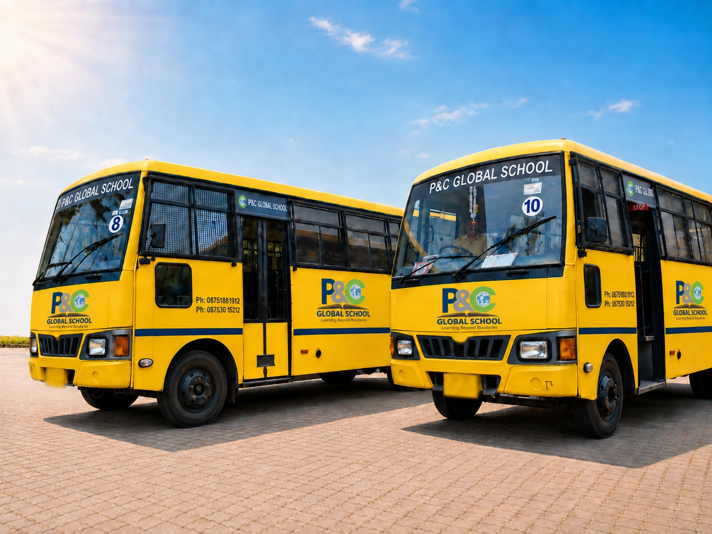 image representing safe transportation at the school